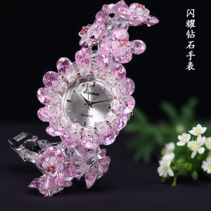 Eana Diamond Watch Luxury Ladies Quartz Movement Fashionable Bracelet Element Gift Watch for Valentines Day Birthday