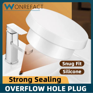 Silicone Wash Basin Overflow Sealing Plug Deodorizing Odor Free High Temperature Resistant Universal Installation Suitable For Wash Basin Mop Pool Bathroom Universal Accessories