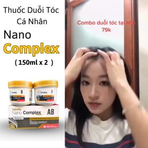 Duỗi ép tóc Lavox nano Complex cá nhân dùng tại nhà 150mlx2 giúp duỗi tóc  ép side hiệu quả  giảm rối xoăn tóc.