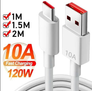 120W 10A USB Type C USB Cable Super Fast Charing Line for Xiaomi Samsung Huawei Honor Quick Charge USB C Cables Wire Data Cord