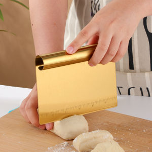 Stainless Steel Scraping Board Cake Cutting Dough Knife Pizza Scraper Decorating Tool Kitchen Accessories Baking