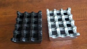 Asbak Rokok Almunium Lubang 12 Asbak Hotel Asthray Holes 1 pcs