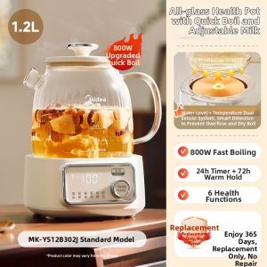 Midea | Temperature Control Glass Kettle For Home & Office