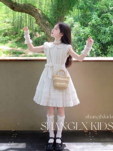 SHANGLEXIONG | High-end Summer White Dress for Girls