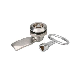 MS705 Distribution Cabinet Lock Panel Lock Stainless Panel Lock Triangular Electrical Lock with Key