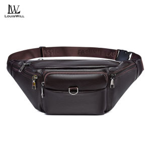 LouisWill Chest Bag Waist Bag Cross-body Chest Bag Multi-Functional Fitness Bag Small Waist Pouch Waterproof Wear-Resistant Waist Bag with Adjustable Strap for Workout Running