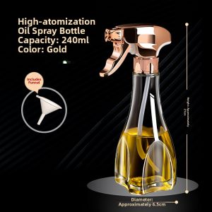 Food-Grade Glass Spray Bottle Mist Oil Sprayer