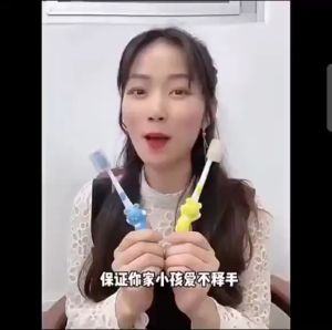 Sikat Gigi Anak Motif Lucu Gagang Beruang Buku Lembut Gosok Gigi Bayi