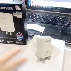 Cóc sạc nhanh Pisen Quick Type-C Wall Charger PD 3.0 18W - (TS-C118) Hàng chính hãng