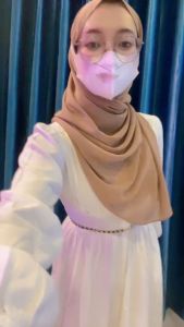 Ikat pinggang belt rantai slim model mutiara imitasi  fashion wanita