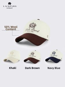 LACKPARD | Wool Blend Thick Warm Retro Baseball Cap