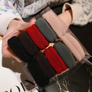 Dây Buộc Tóc Đàn Hồi Cao Cho Nữ Dây Buộc Tóc Cơ Bản Dây Đàn Hồi Cao Phụ Kiện Tóc Cho Phụ Nữ Dây Buộc Tóc Thắt Nút Đuôi Dài