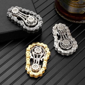 Sprockets Flywheel Fingertip Gyro Fidget Spinner Antistress Anxiety Metal Bike Chains EDC Spinner Fidget Toys For Adult Kids