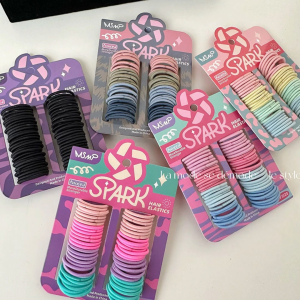 Color New Style Cute Windmill Childrens Small Rubber Band Card Set Color Ponytail Hair Rope Basic R