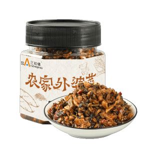SANZHIQING 农家外婆菜 280g Waipo Cai Xiangxi Dried Vegetable Blend Spicy Hunan Specialty Rice Condiment