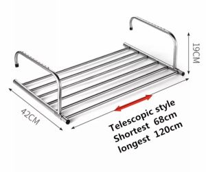 Clothes Rack Stainless Steel withstand 25kg