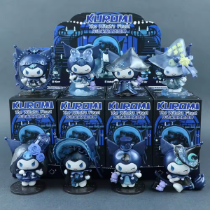 Sanrio | SanrioKuromi The WitchS Pageant Series Blind Box Anime Figure Model Suprise Bag Kawaii Decoration Figurine Kids Gifts Xmas Toys
