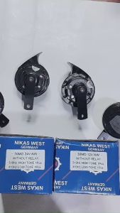 Bộ 2 Còi Sên Ô Tô Xe Hơi 12V Hoặc 24V NorthWest Màu Đen