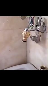 1/2 & 3/4 Inch adapter brass faucet female water washer hose quick connector