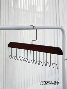 เก้าอี้ตั้งซักผ้าแบบพับได้พร้อมตะขอสำหรับใส่เสื้อชั้นใน ตู้เสื้อผ้า บ้านพักชั้นเดียว อุปกรณ์เก็บของแบบยูนิเวอร์แซล