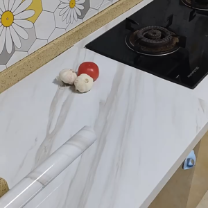 60 * 300CM/60 * 500CM Marble Patterned Wallpaper Waterproof Wear-Resistant Self-Adhesive Wallpaper Stove Protection Sticker