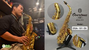 🇹🇭 Overtone Alto Saxophone รุ่น  gold lacquer OSA-101 EX พร้อมส่งในไทย รับประกันศูนย์ไทย 1 ปี