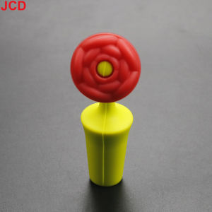 Silicone World Bauhinia Flower Silicone Wine Stopper Vacuum Red Wine Bottle Stopper Sealed Champagne Drinks Wine Stopper Tools 