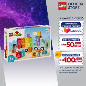 LEGO DUPLO 10421 Đồ chơi lắp ráp Đoàn tàu học chữ (36 chi tiết)