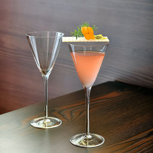 High Quality Miniature Japanese Style Martini Cocktail Glass Premium Bar Guide New Product Crystal Glass Bartender Tools
