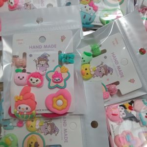 1set jepit dan ikat rambut anak jely sanrio