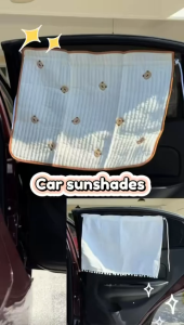 🇲🇾 Babymommy🚗【Car Window Curtain UV Protection】Baby Kids Sun Shade INS Langsir Kereta Sunblock 车窗遮阳帘 防晒