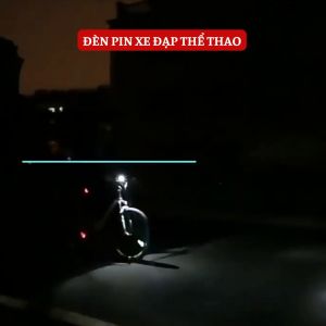 Đèn Xe Đạp Thể Thao Kèm Còi Đèn Led 3 Chế Độ Sáng Thay Đổi Dễ Dàng Sạc USB Chống Nước Đi Đêm An Toàn