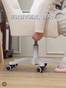 เก้าอี้ สำนักงาน มินิมอล ทำงาน เก้าอี้มีล้อ ปรับความสูงได้ รับน้ำหนักได้มากถึง 80kg📢