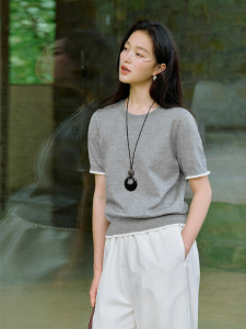 INMAN | Lyocell Lightweight Summer Commuter Short Sleeve Knit Top