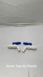 Keran Air Tembok Taman Kran Topi Air Plastik 1/2 inch Expander