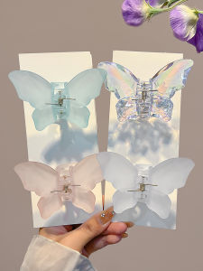 Mid-size Butterfly Shark Clamp Hair Accessories Half-up Hair Clip Fairy-like Womens Hair Grips Early Spring New Style