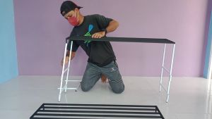 ชั้นวางต้นไม้ แบบถอดประกอบจิ๊กซอว์2ชั้นขนาด ยาว120ซ.ม.กว้าง25ซ.ม.ต่อชั้นสูง30ซ.ม ต่อชั้นวัสดุเป็นเหล็กกัลวาไนซ์และเคลือบสีอย่างดี