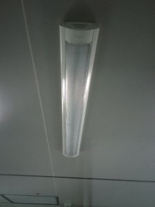 UV Sterilization T8 Office round Corner Grille Light LED Daylight Panel Mount 40W Fluorescent Purification Explosion-Proof Lamp