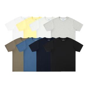 Warmtrees 2025 Summer Moisture Wicking Quick Dry Comfortable Breathable Lightweight Solid Color Short Sleeve T-Shirt Standard Fit