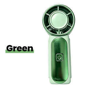Portable Mini Handheld Fan With LED Display USB Rechargeable High Speed Desktop Turbo Fan For Outdoor Travel Camping Home Office