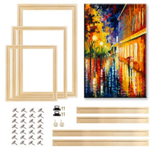 35x55 40x60cm Natural Wooden Picture Frame For Wall Canvas Frame Diamond Painting Frame Picture Poster Wall Frame Home Decor