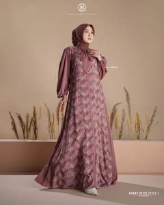 MIMMA DRESS / LAFFELA DRESS BY NADHEERA LUXURY✅ GAMIS NADHEERA TERBARU BISA COD✅