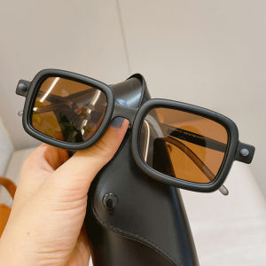 Vintage Stitching Color Sunglasses Men Women Retro Leopard Print Anti-blue Light Glasses Fashion Square Outdoor Office Eyewear