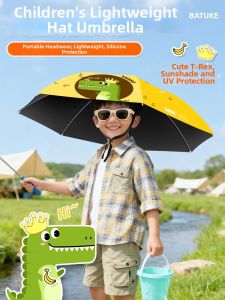BATUKE | UV Protection Rain Resistant Kids Umbrella Hat