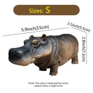 Hippo Aquarium Bubbler Decorations Fish Tank Aquarium Air Stone Decor