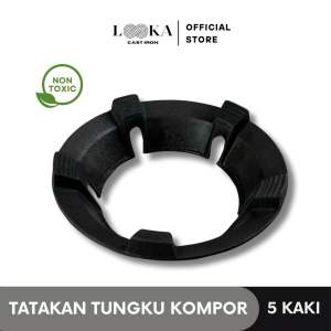 Looka Cast Iron Tatakan Dudukan Kompor Gas 5 Tungku