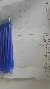20/30/40/50/100 Cái/bộ 0.5mm Bút Gel Đổ Lại Xóa Được Màu Xanh/Mực Đen Có Thể Giặt Tay Cầm Trường Văn Phòng Phẩm Đồ Dùng Bộ Viết