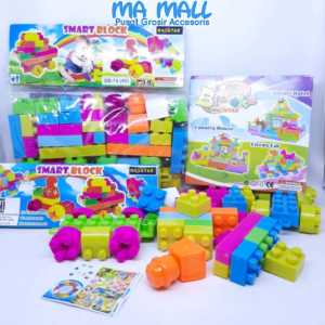 Balok Susun Mainan Anak 1pak 40pcs B51 Building Block blok Mainan susun