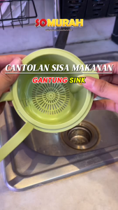 Kitchen Sink Silikon Keranjang Tirisan Wastafel Sisa Makanan Filter Saringan Anti Sumbat