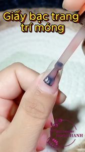 Giấy bạc trang trí móng tay với các màu sắc thông dụng nhất  - PN102